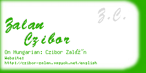 zalan czibor business card